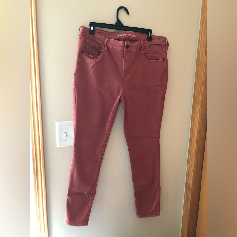 Rockstar Old Navy Burnt orange Jeans Size 16